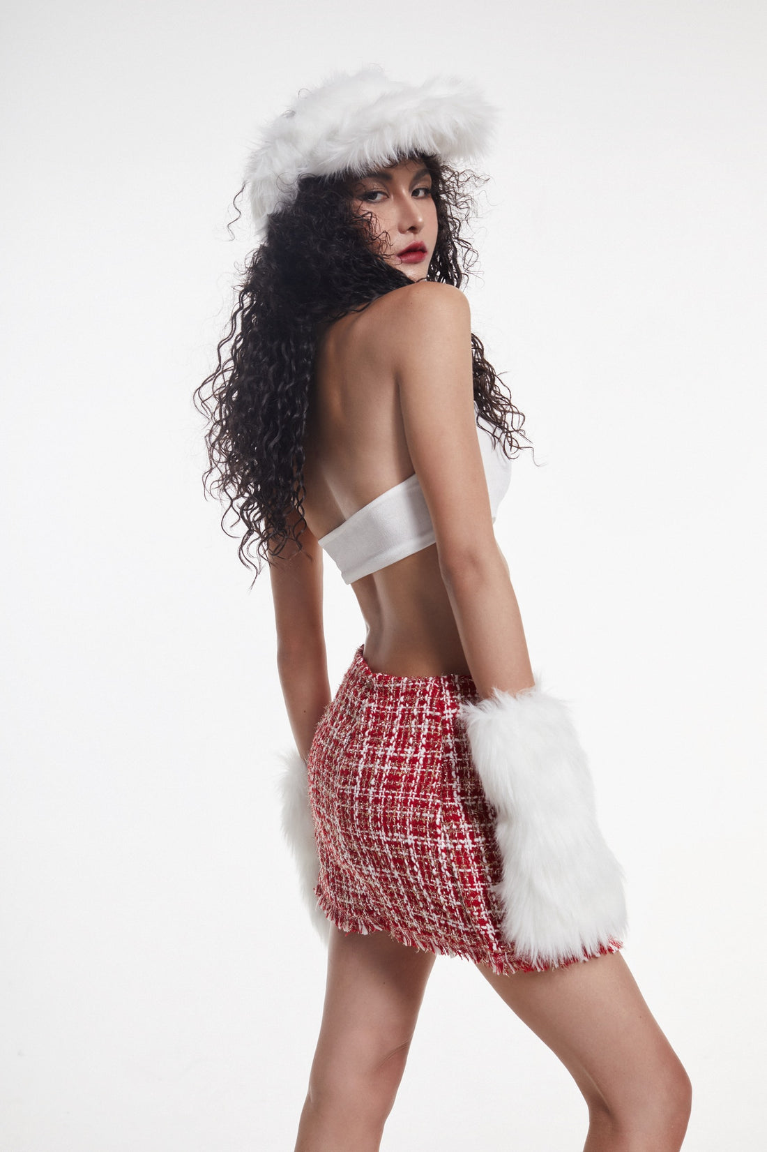 Fur gloves