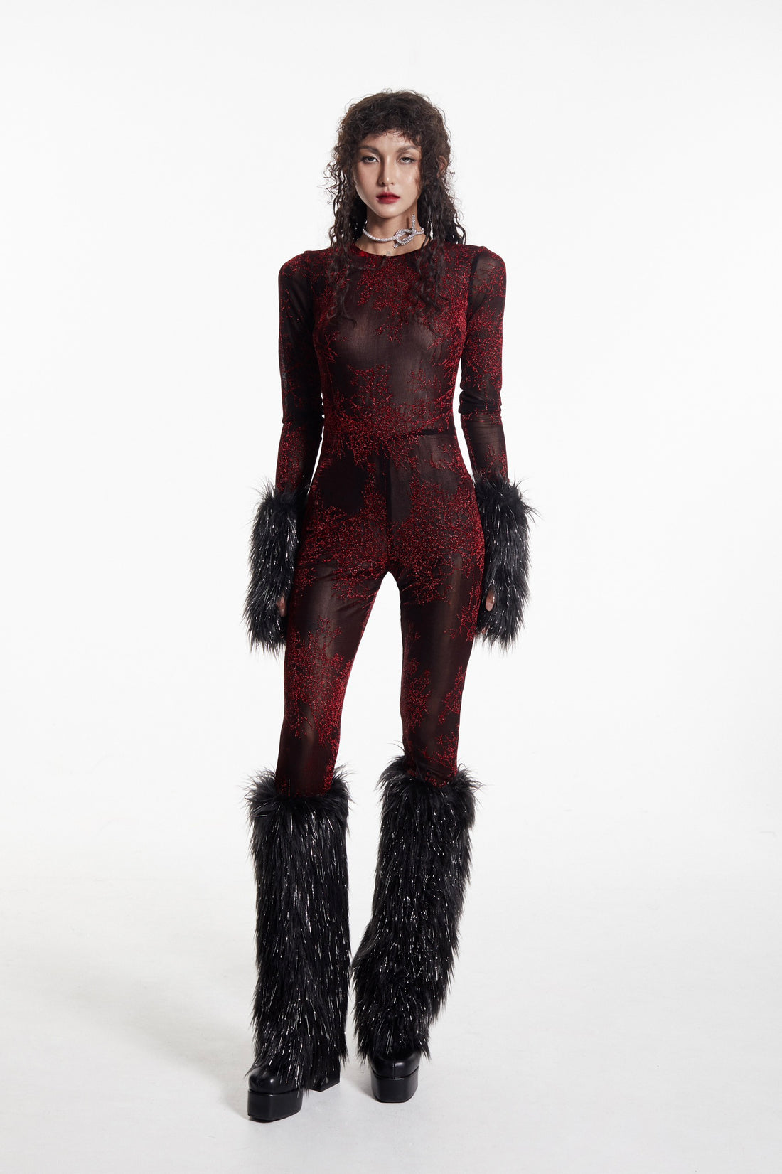 Fur gloves